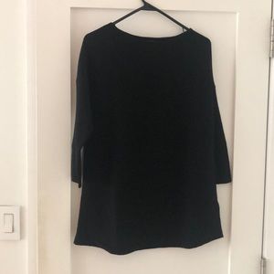 JCrew black cashmere sweater